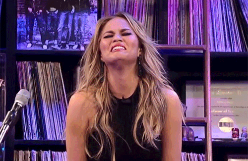 chrissy teigen eww GIF