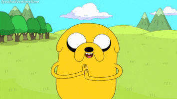 Adventure Time Rubbing Hands GIF