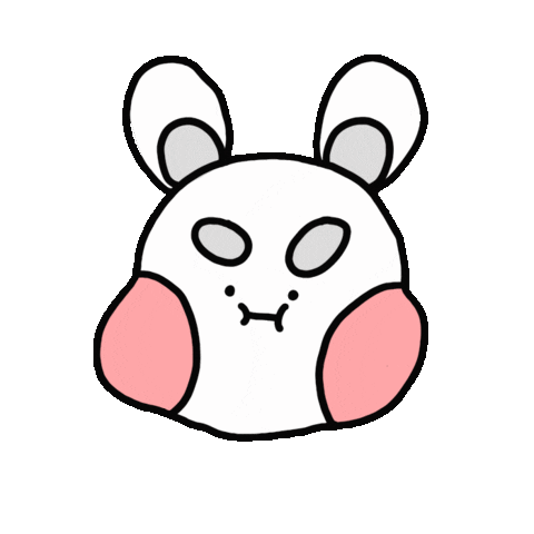 Angry Rabbit Sticker