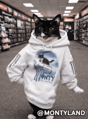 Monty Dancing Cat GIF