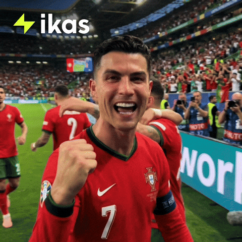 Scoring Cristiano Ronaldo GIF by ikas