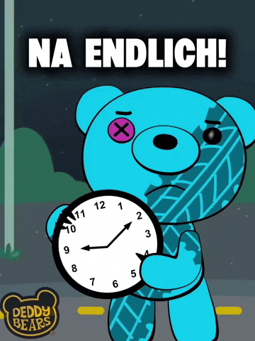 Where Are You Clock GIF by DeddyBears