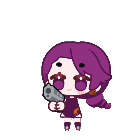 Gun Shoot Sticker