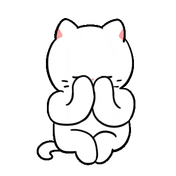 Cat Love Sticker by Olso