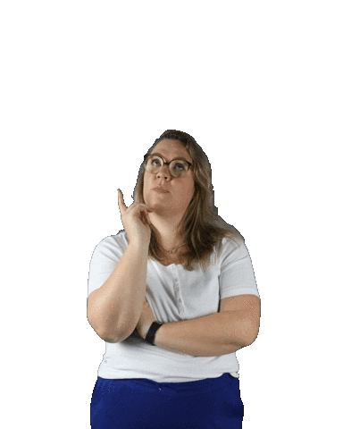 Thinking Wow Sticker by Joyce Weij