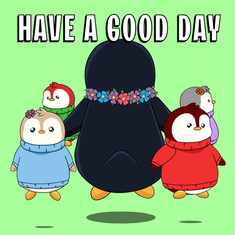 Happy Good Morning GIF by Pudgy Penguins