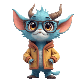 Cute Monster Sticker