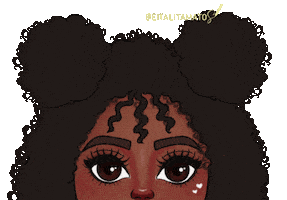 Negra Cacheada Sticker