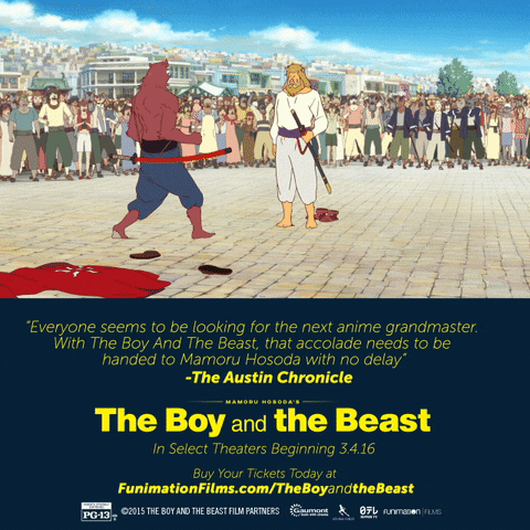 the boy and the beast GIF by Funimation