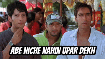 Looking Ajay Devgan GIF