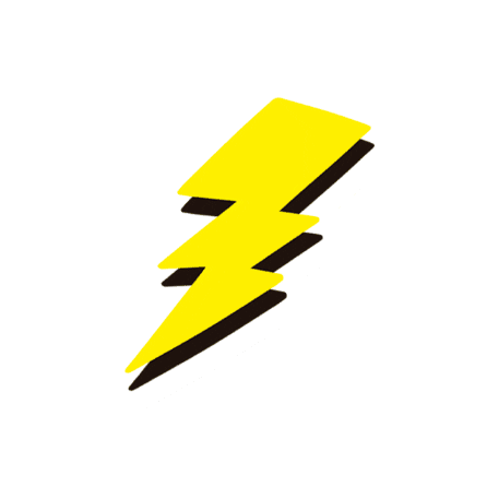 Lightning Thunder Sticker by Moleca Oficial for iOS & Android | GIPHY