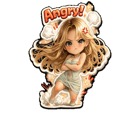Angry Sticker