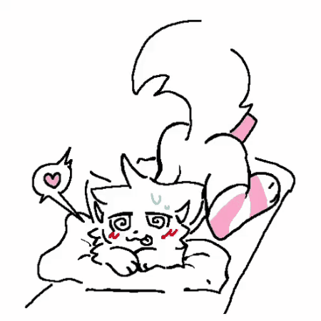 Bed Femboy GIF