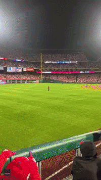 Phillies Fan Runs Through Field During Game 5 of World Series