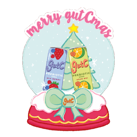 Christmas Cheers Sticker by The Tapping Tapir