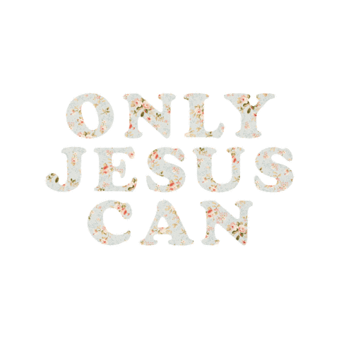 Jesus Christ Encouragement Sticker by Elevated Faith