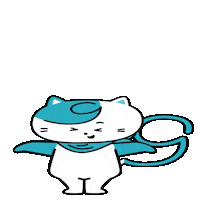 Happy Cat Sticker by graph Co.,Ltd.