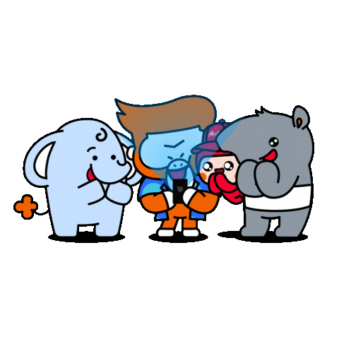 Excited Phone Sticker by airasia