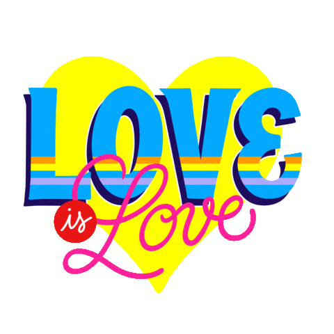 Love Is Love Gay Sticker
