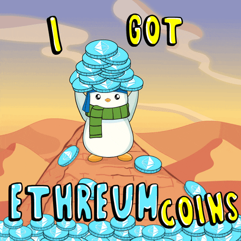 Crypto Bitcoin GIF by Pudgy Penguins