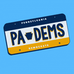 PA Dems license plate