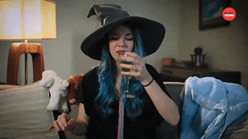 Halloween Wine Mom GIF by BuzzFeed