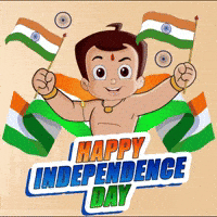 Independence Day GIF by Chhota Bheem