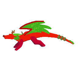 Santa Claus Running Sticker by Imaginook