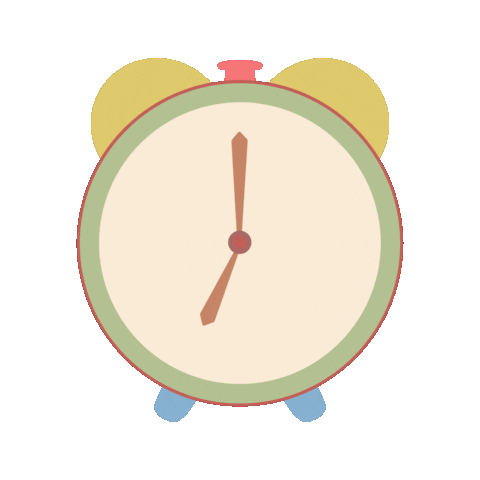 Clock Alarm Sticker