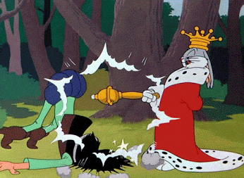 king hitting GIF