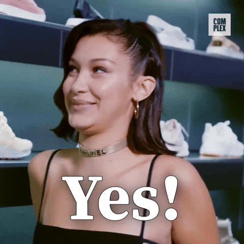 Bella Hadid Yes GIF by Complex