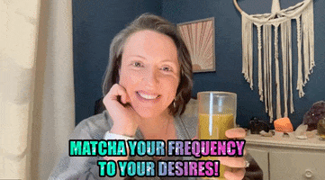 Matcha Frequency GIF by Theresa Lear Levine