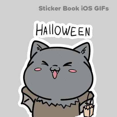 Trick Or Treat Halloween GIF by Sticker Book iOS GIFs