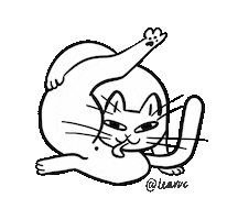 Cat Kitten Sticker by Vucka