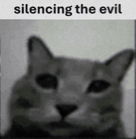 Cat Silence GIF
