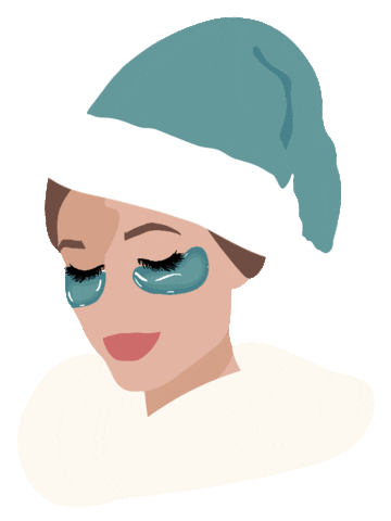 Christmas Augenpad Sticker by YEAUTY