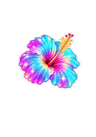 Rainbow Flower Sticker