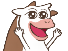 Farming Simulator Cow Sticker by Farming Simulator | Official Channel