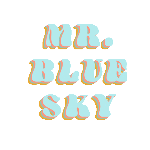 Mr Blue Sky Sticker by Jeff Lynne's ELO