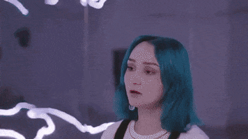 Chapter 2 Blue Hair GIF by Madeline The Person
