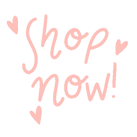 Shopping Hearts Sticker