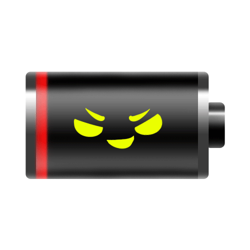 Low Battery Sticker