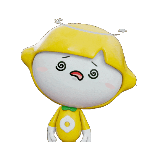 Mascot Lemon Sticker