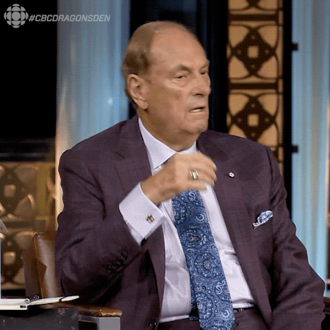 Thinking Hard Dragons Den GIF by CBC