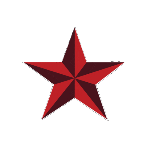 estrella roja puebla Sticker