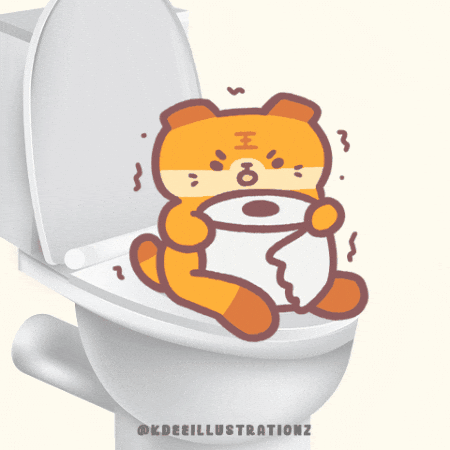 Poop Tiger GIF by KdeeStix