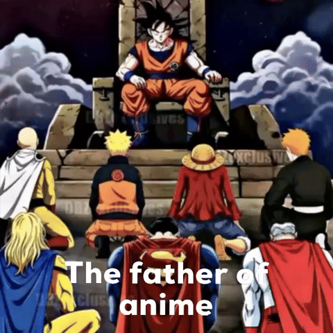 One Punch Man Saitama Vs Goku GIF