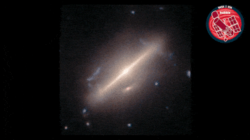 Merging Deep Space GIF by ESA/Hubble Space Telescope