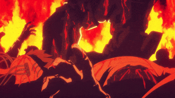 Fire Burning GIF by Cyberpunk: Edgerunners
