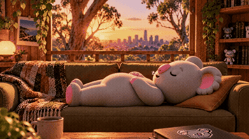 Tired Good Night GIF by Barely Bearz